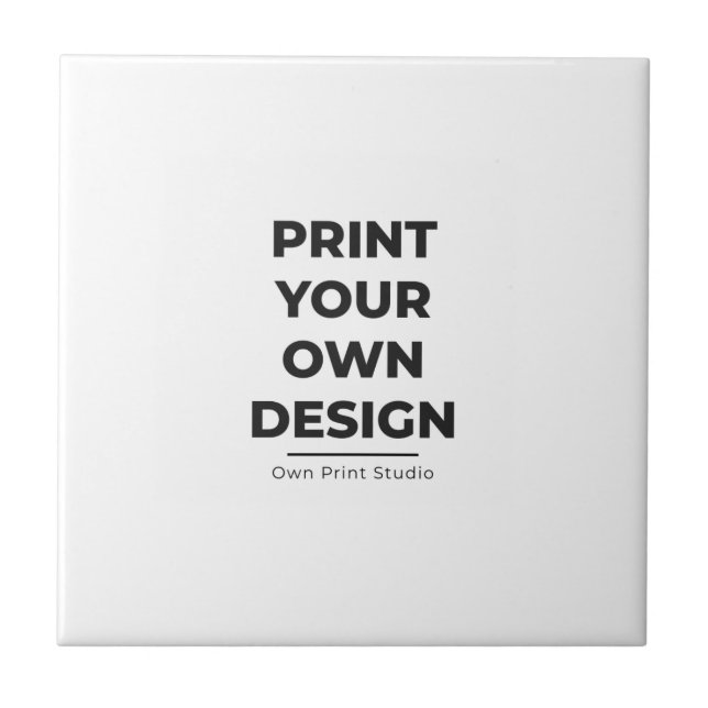 Carreau Custom Print Your Own | Printing My Own To Order (Devant)