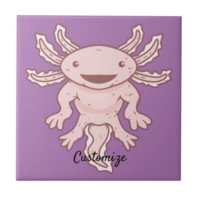 Carreau Cute Axolotl rose Thunder_Cove (Devant)