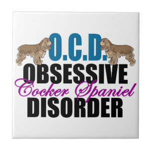 Carreau Cute Cocker Spaniel