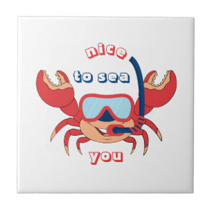 Carreau Cute Crab