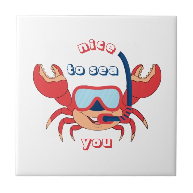 Carreau Cute Crab (Devant)
