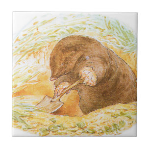 Carreau Cute Mole (Animal Art for Kids) (Beatrix Potter)