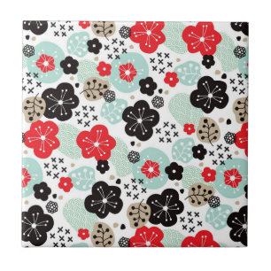 Carreau Cute motif japonais design Coque-Mate iPhone Cas