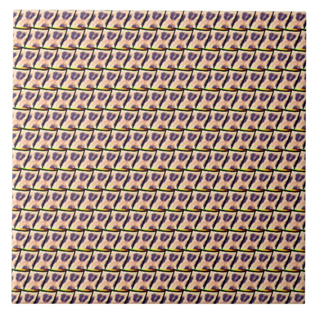 Carreau Cute Motif kényan léopard (Devant)