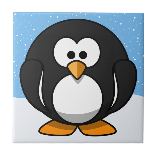 Carreau Cute Penguin (Devant)