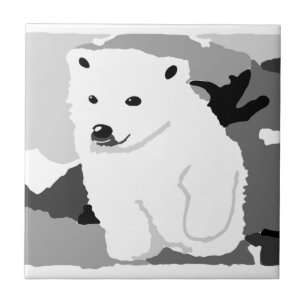 Carreau Cute Polar ours art cadeaux et accessoires