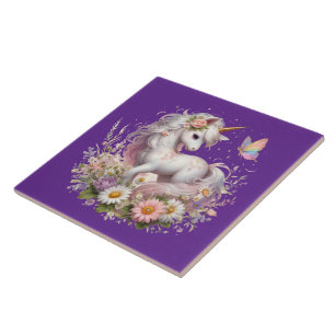 Carreau Cute unicorn imaginaire filles salle artisanale