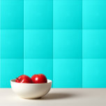 Carreau Cyan de couleur solide<br><div class="desc">Design cyan couleur solide.</div>