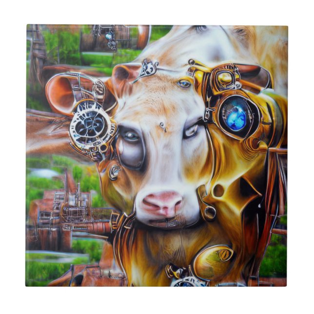 Carreau Cyber-vache vapeur (Devant)