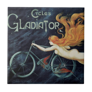 Carreau Cycles de gladiateurs, Art Nouveau Victorien Vinta