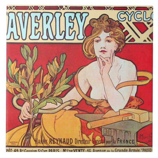 Carreau Cycles Waverley, Mucha (Devant)