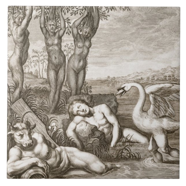 Carreau Cygnus transformé en Siste de cygne et de phaéton (Devant)