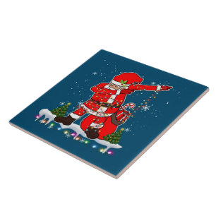 Carreau Dabbing Père Noël Christmas Tree Lumières Noël Cad