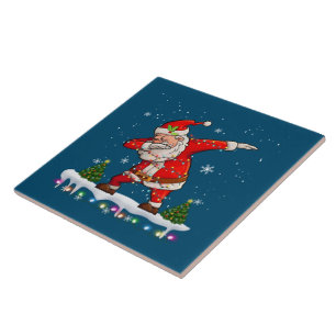 Carreau Dabbing Santa Claus Noël garçons Hommes Drôle Noël