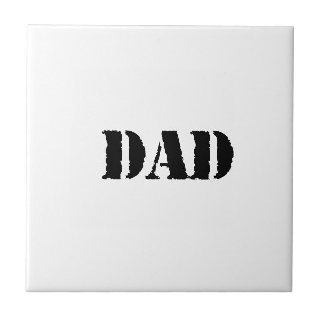 Carreau DAD fête des pères simple cadeau (Devant)