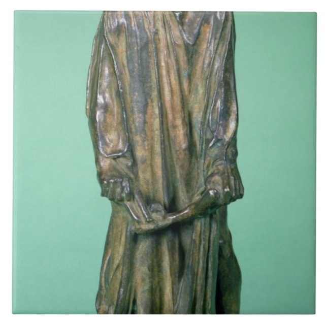 Carreau d'Aire de Jean, des bourgeoiss de Calais (bronze) (Devant)