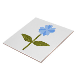 Carreau Daisy Flower Joli Carrelage bleu