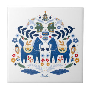 Carreau Dala Horse - Home Sweet Home