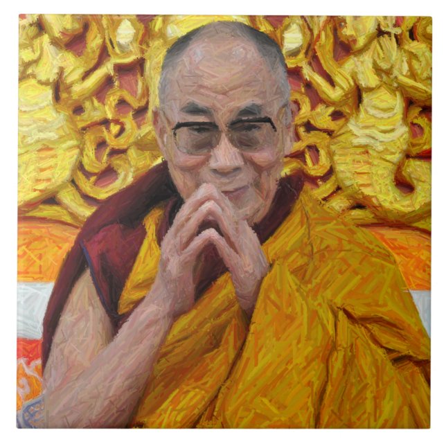 Carreau Dalai Lama Bouddha Bouddha Méditation bouddhiste (Devant)