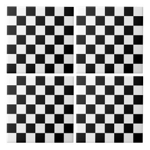 Carreau Damier noir et blanc