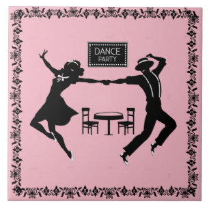 CARREAU DANCE PARTY—CHANGEABLE COULEUR ARRIÈRE - PLAN-