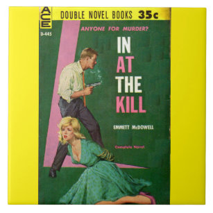 Carreau Dans la couverture du roman à la pulpe de Kill