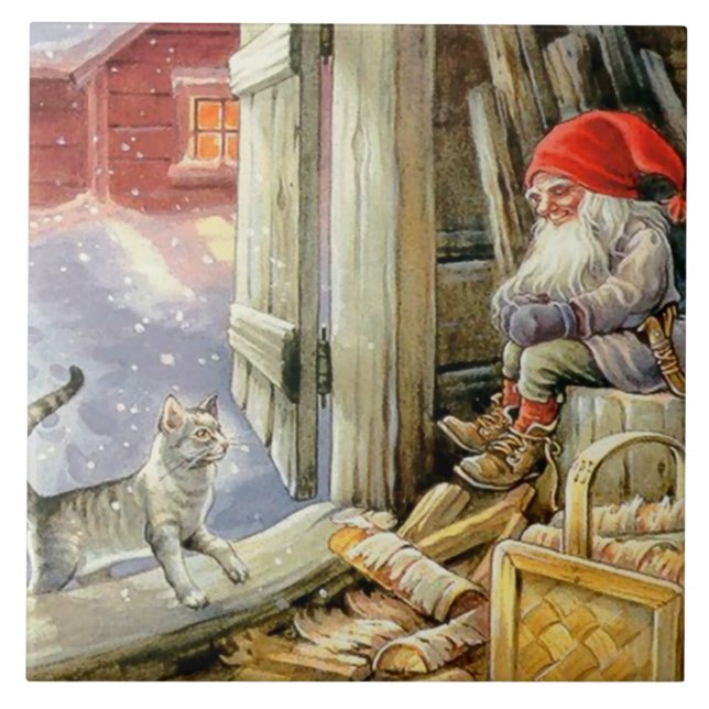 Carreau « Dans la remise » de Jenny Nystrom (Devant)