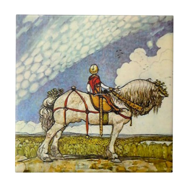 Carreau « Dans le vaste monde » de John Bauer (Devant)