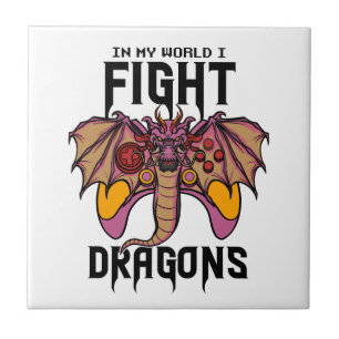 Carreau Dans Mon Monde, Je Lutte Contre Les Dragons