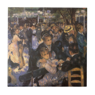Carreau Danse au Moulin de la Galette par Pierre Renoir