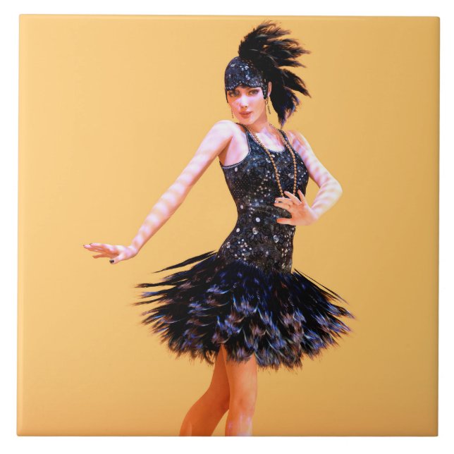 Carreau Danse Flapper Vintage (Devant)