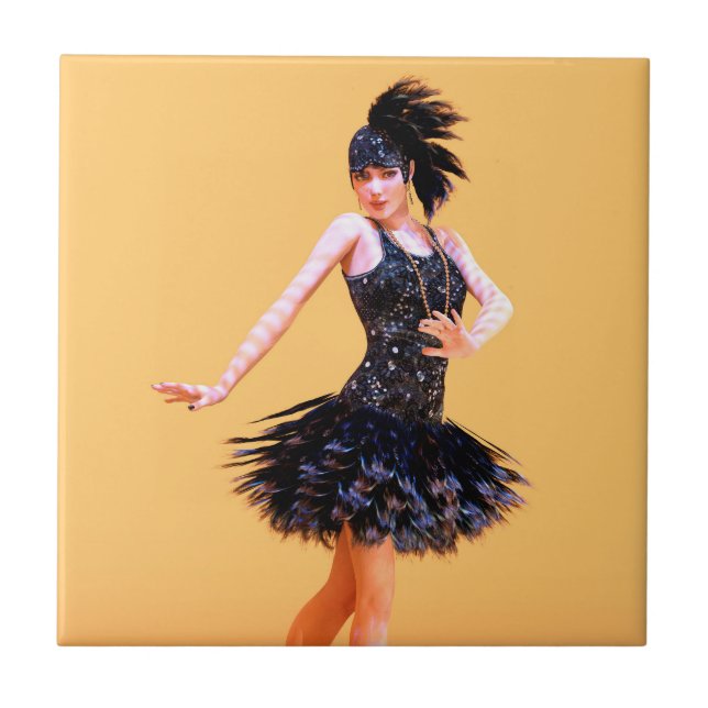 Carreau Danse Flapper Vintage (Devant)