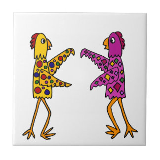 Carreau Danse géniale drôle de poulets