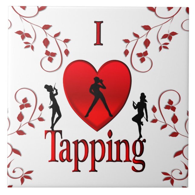 Carreau Danse I Heart Tap (Devant)