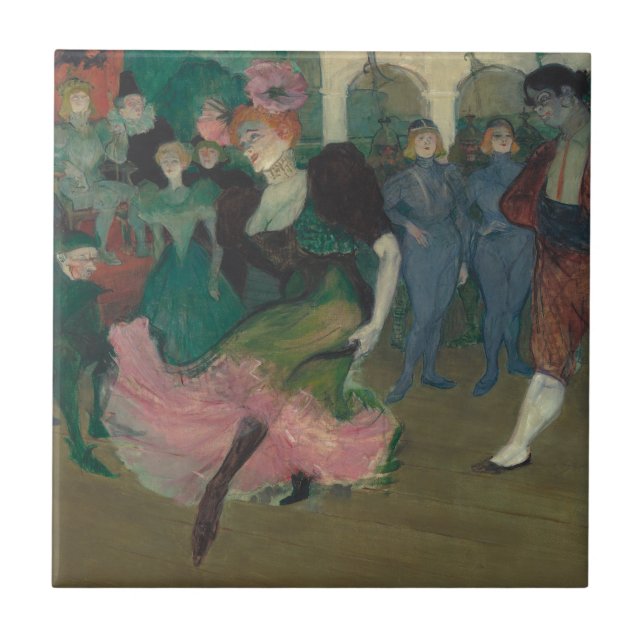 Carreau Danser le Bolero - Peinture Toulouse-Lautrec (Devant)