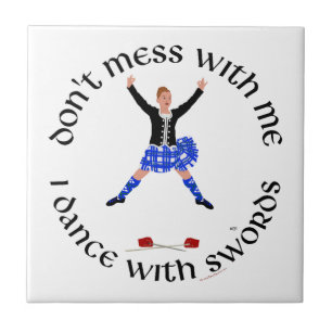 Carreau Danseuse des Highlands Ne Me Cherchez Pas