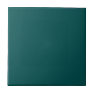 Carreau Dark Teal Solid Color