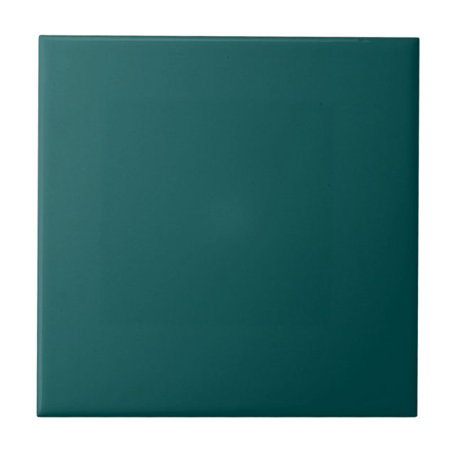 Carreau Dark Teal Solid Color (Devant)