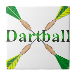 Carreau Dartball Vert et Or