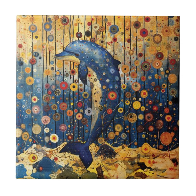 Carreau Dauphin bleu (Devant)