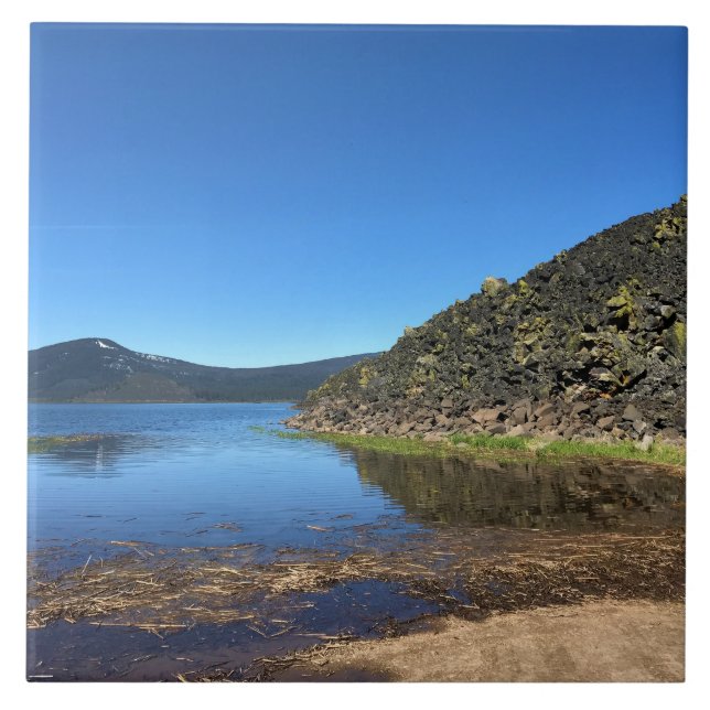Carreau Davis Lake with Lava Rocks (Devant)