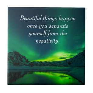 Carreau De belles choses arrivent Citation Inspirante