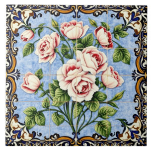carreau de bouquet de roses