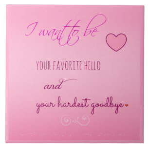 Carreau de cadeau de la Saint-Valentin "Favorite H