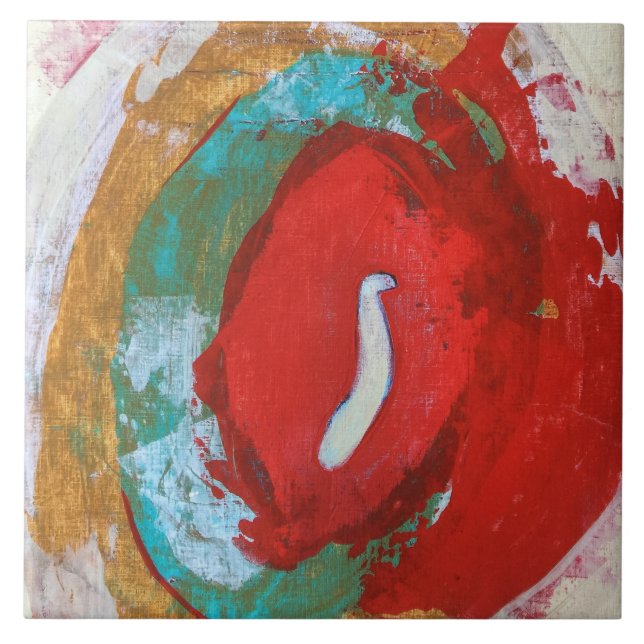 Carreau de céramique 6 x 6 Red Tide (Devant)