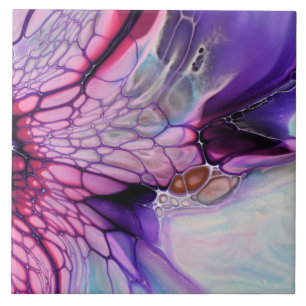 Carreau de céramique - Abstrait ailes de papillon
