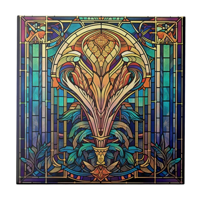 Carreau de céramique Art déco (Devant)