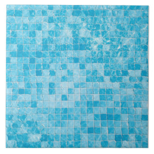Carreau de céramique bleu aqua