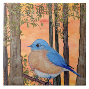 Carreau de céramique Bluebird, Grand