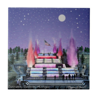 Carreau de céramique - cascades Jackson Michigan